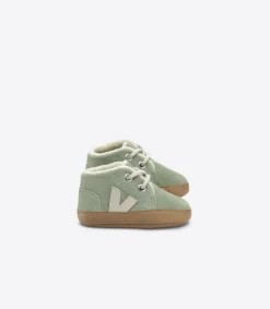 Kids VEJA BABY FURED SUEDE CLAY PIERRE