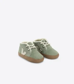 Kids VEJA BABY FURED SUEDE CLAY PIERRE