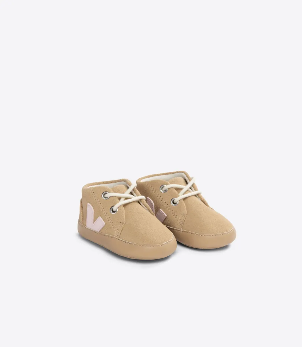 Kids VEJA BABY SUEDE DESERT PETALE