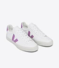 Women VEJA CAMPO LEATHER WHITE MULBERRY