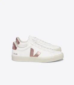 Women VEJA CAMPO LEATHER WHITE NACRE