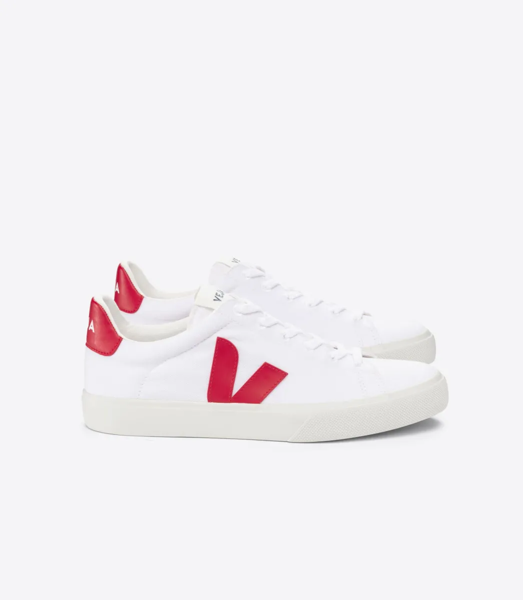 Women VEJA CAMPO CANVAS WHITE PEKIN