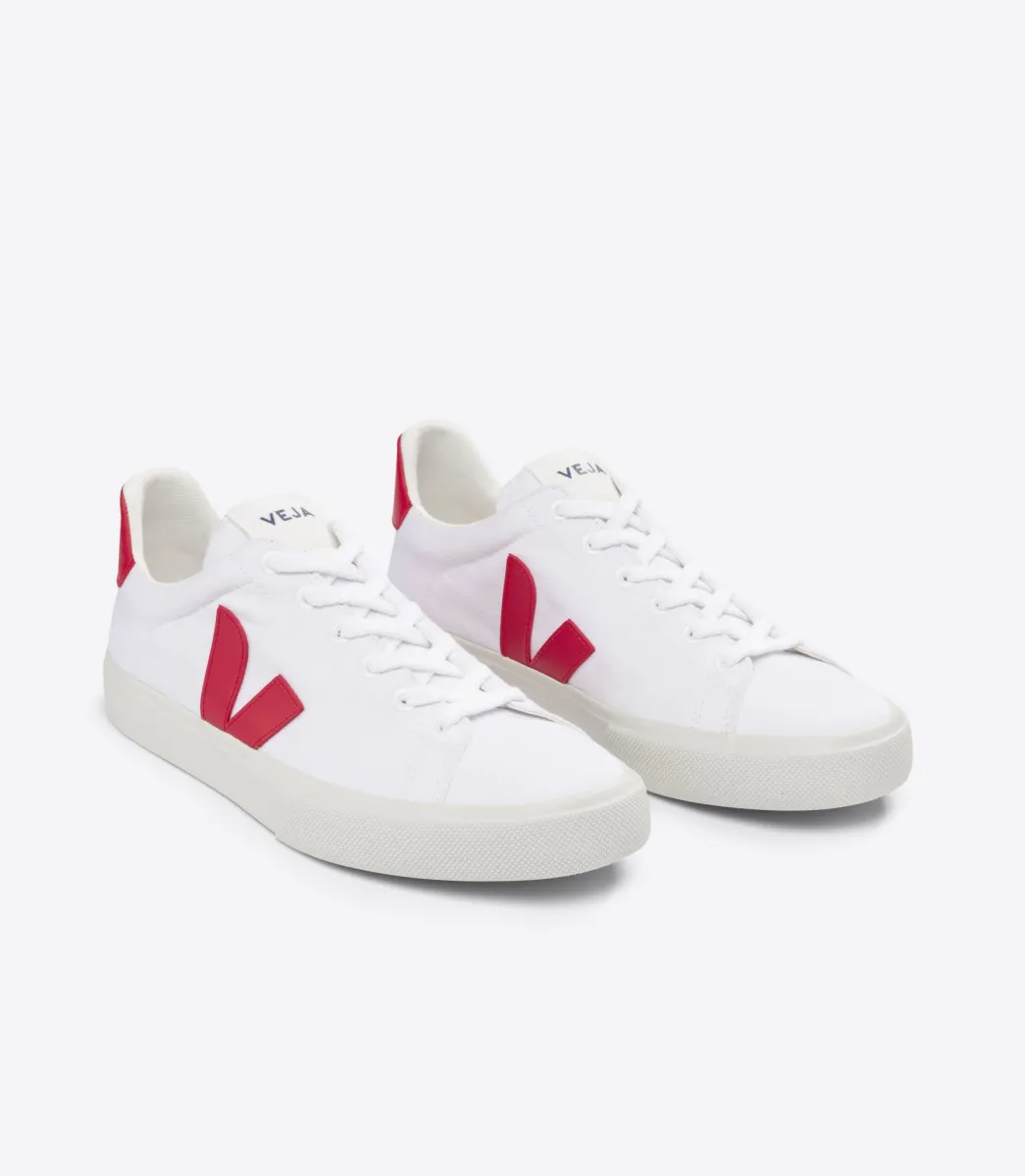 Women VEJA CAMPO CANVAS WHITE PEKIN