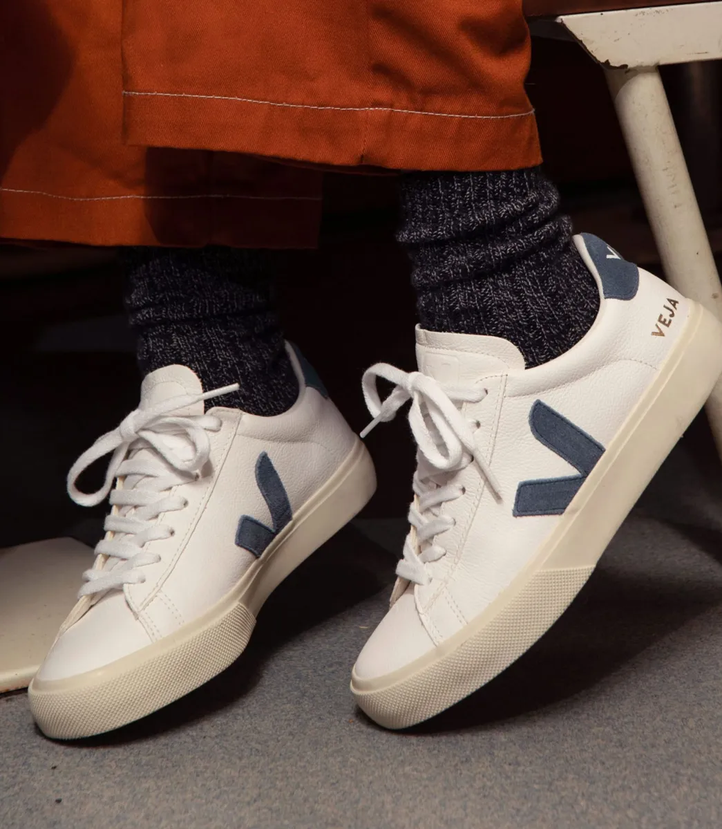 Women VEJA CAMPO LEATHER WHITE CALIFORNIA