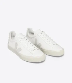 Women VEJA CAMPO LEATHER WHITE NATURAL