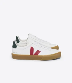 Women VEJA CAMPO LEATHER WHITE PEKIN POKER NATURAL