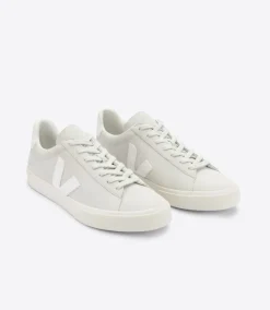 Women VEJA CAMPO SUEDE NATURAL WHITE