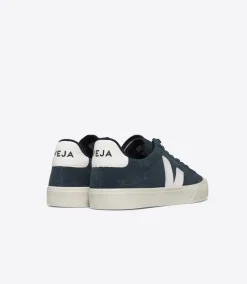 Women VEJA CAMPO SUEDE NAUTICO WHITE
