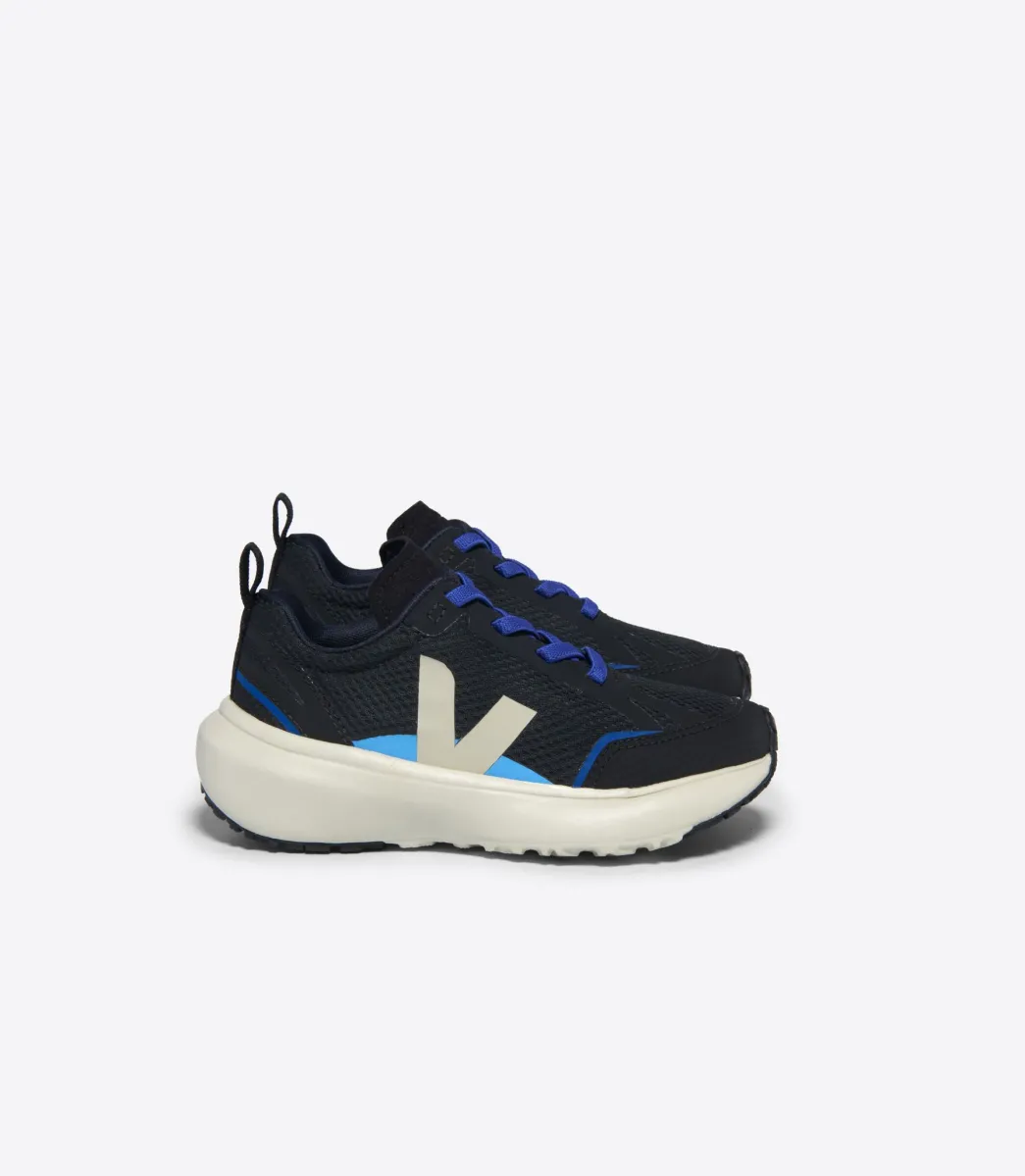 Kids VEJA CANARY ALVEOMESH BLACK PIERRE
