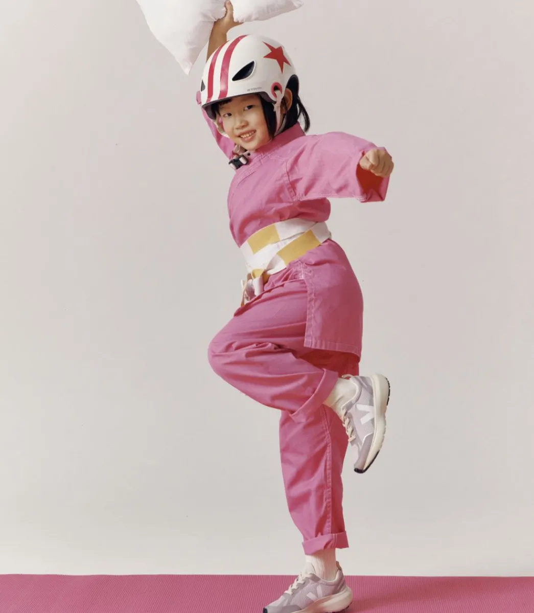 Kids VEJA CANARY ALVEOMESH PARME WHITE