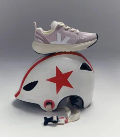 Kids VEJA CANARY ALVEOMESH PARME WHITE