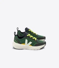 Kids VEJA CANARY ALVEOMESH POKER JADE