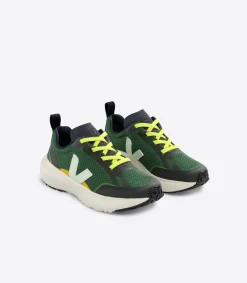 Kids VEJA CANARY ALVEOMESH POKER JADE