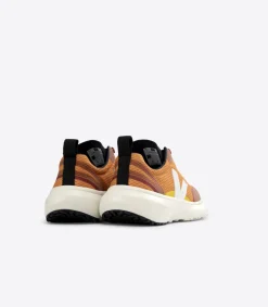Kids VEJA CANARY ALVEOMESH PUMPKIN WHITE