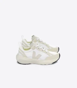 Kids VEJA CANARY ALVEOMESH WHITE PIERRE