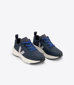 Kids VEJA CANARY ELASTIC LACES ALVEOMESH NAUTICO OXFORD GREY