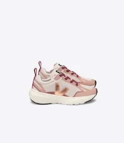 Kids VEJA CANARY ELASTIC LACES ALVEOMESH NATURAL VENUS