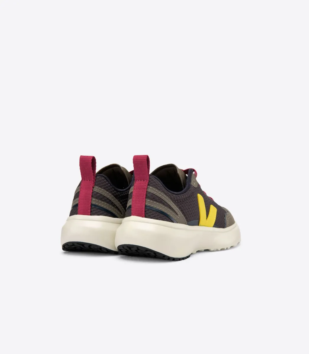 Kids VEJA CANARY ELASTIC LACES ALVEOMESH GRAFITE TONIC