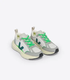 Kids VEJA CANARY LIGHT ALVEOMESH GRAVEL BRITTANY