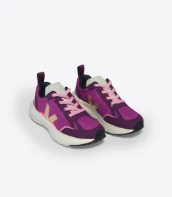 Kids VEJA CANARY LIGHT ALVEOMESH LOTUS PLATINE
