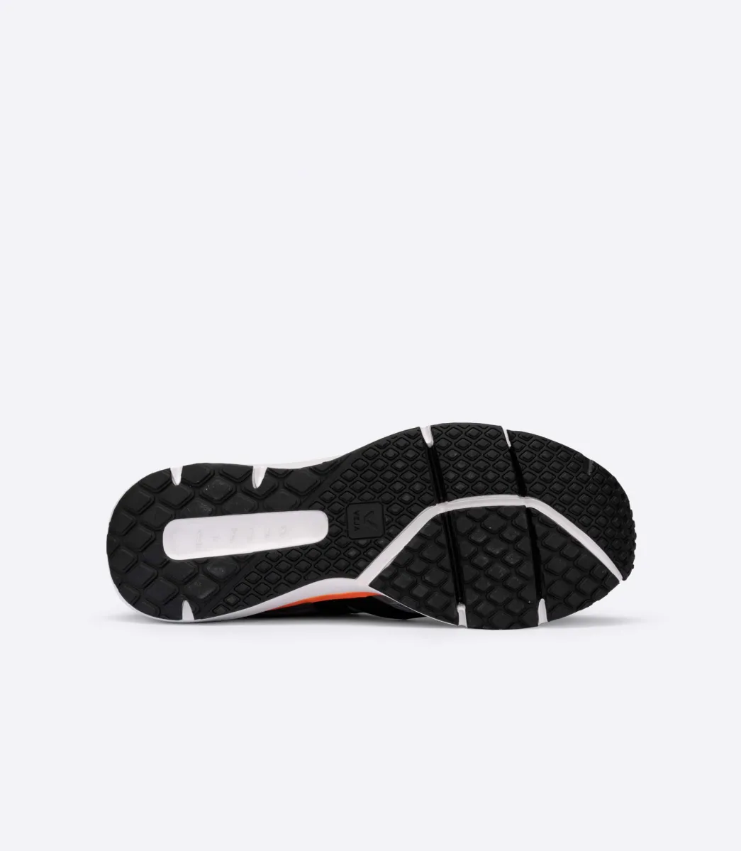VEJA CONDOR 2 ALVEOMESH CONCRETE BLACK NEON ORANGE