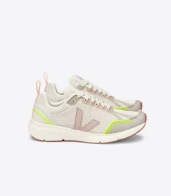 Women VEJA CONDOR 2 ALVEOMESH NATURAL BABE JAUNE FLUO