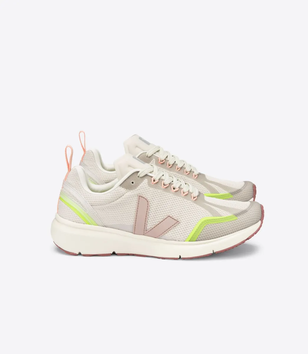 Women VEJA CONDOR 2 ALVEOMESH NATURAL BABE JAUNE FLUO