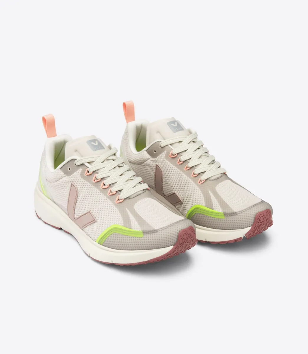 Women VEJA CONDOR 2 ALVEOMESH NATURAL BABE JAUNE FLUO