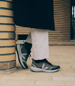 VEJA CONDOR MESH KAKI OXFORD GREY SOLE