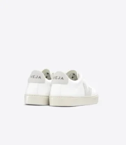 Kids VEJA ESPLAR LACES LEATHER WHITE NATURAL