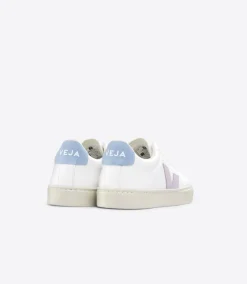 Kids VEJA ESPLAR LACES LEATHER WHITE PARME STEEL