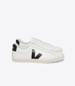 Women VEJA ESPLAR LEATHER WHITE BLACK
