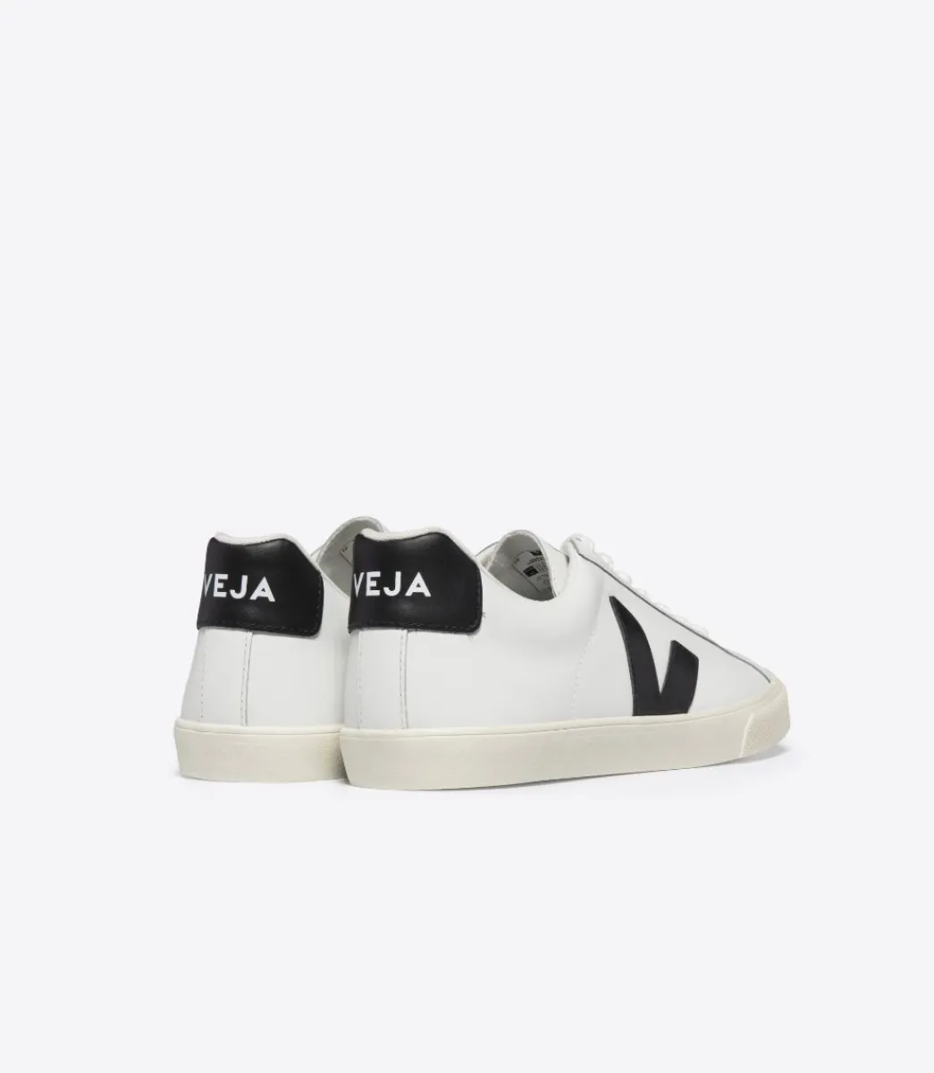 Women VEJA ESPLAR LEATHER WHITE BLACK