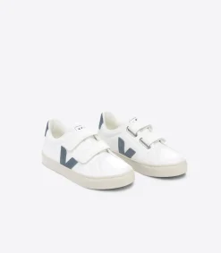 Kids VEJA ESPLAR LEATHER WHITE CALIFORNIA