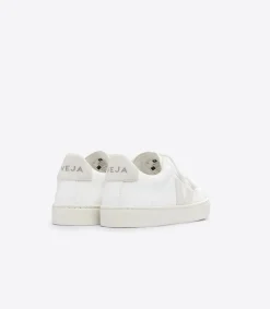 Kids VEJA ESPLAR LEATHER WHITE NATURAL