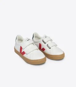 Kids VEJA ESPLAR LEATHER WHITE PEKIN POKER