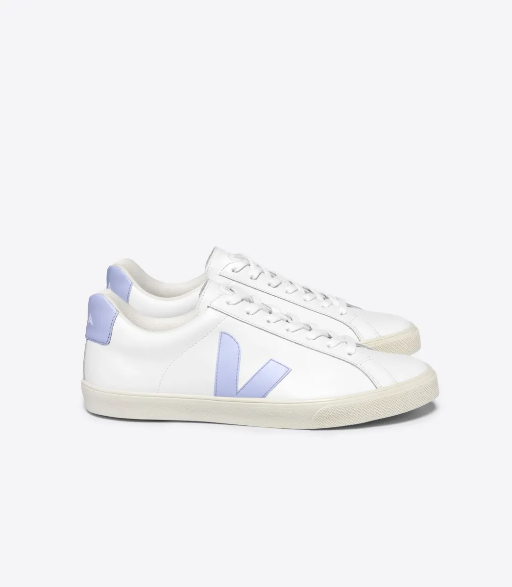 Women VEJA ESPLAR LEATHER WHITE SWAN