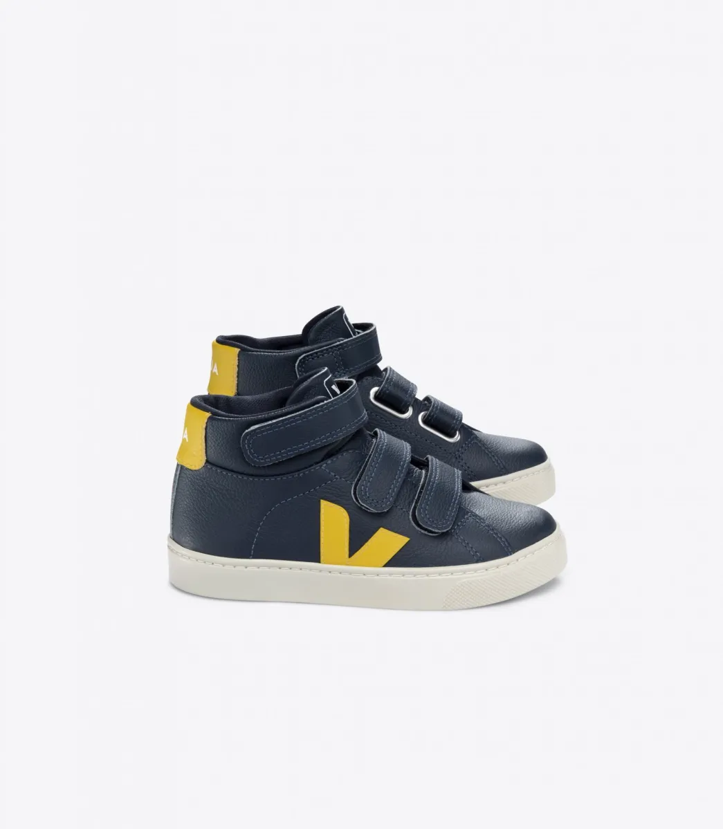 Kids VEJA ESPLAR MID LEATHER NAUTICO TONIC