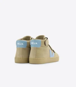 Kids VEJA ESPLAR MID SUEDE DUNE STEEL