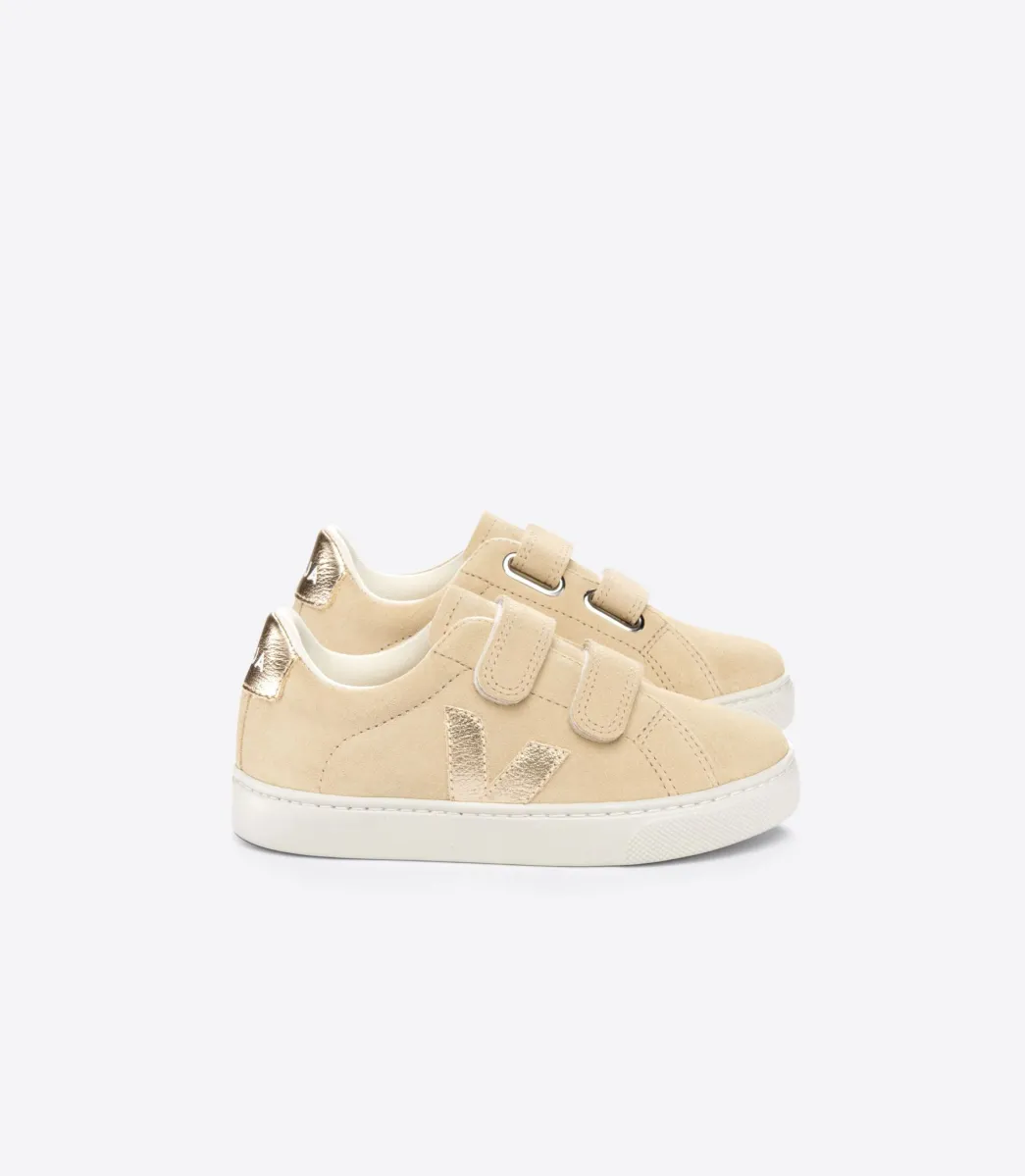 Kids VEJA ESPLAR SUEDE ALMOND PLATINE