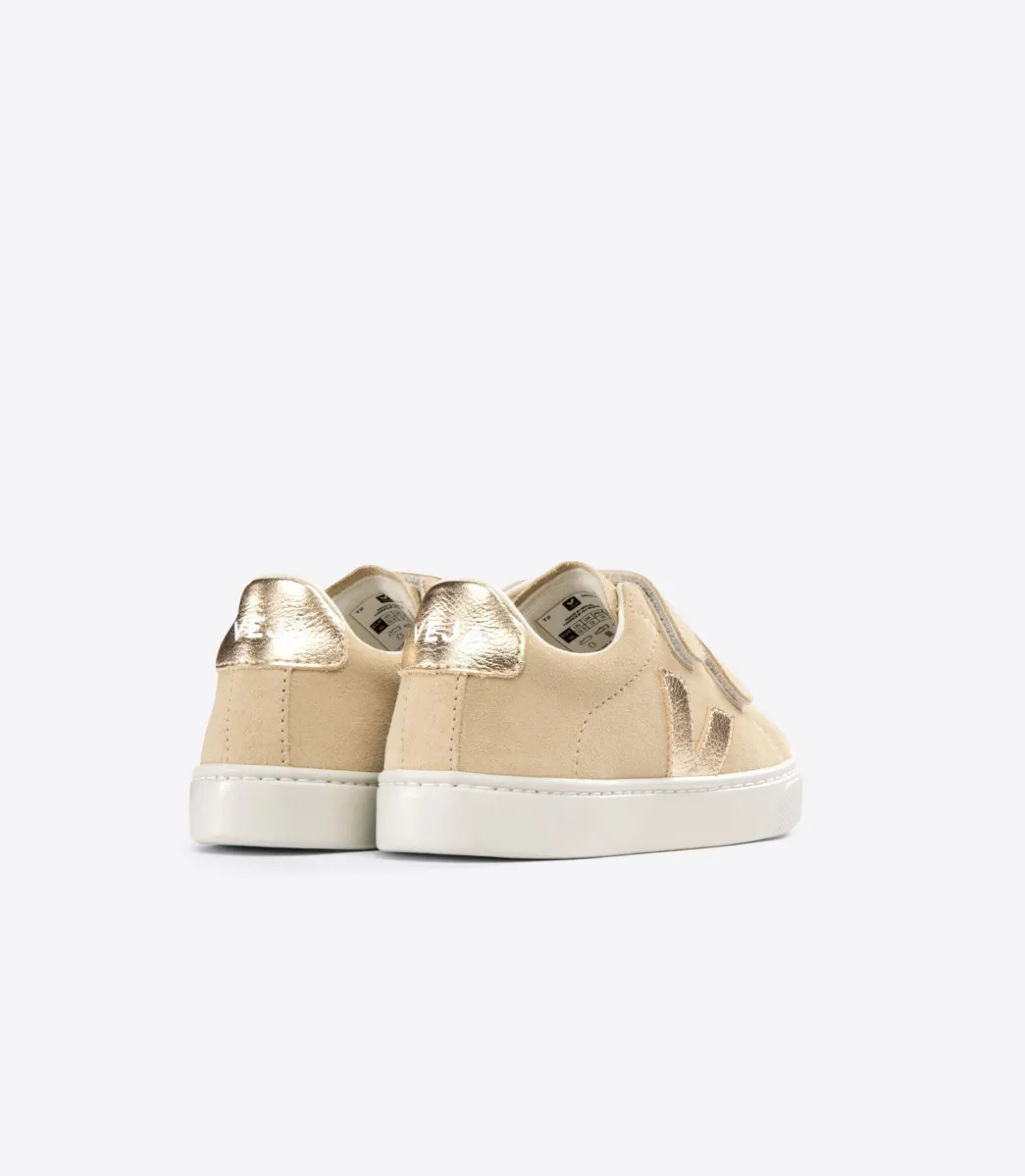 Kids VEJA ESPLAR SUEDE ALMOND PLATINE
