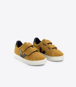 Kids VEJA ESPLAR SUEDE CAMEL NAUTICO