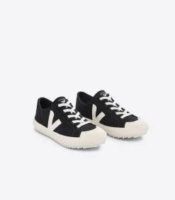 Kids VEJA FLIP ELASTIC LACES CANVAS BLACK PIERRE