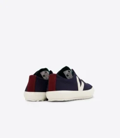 Kids VEJA FLIP LACES CANVAS MULTICO MARINE