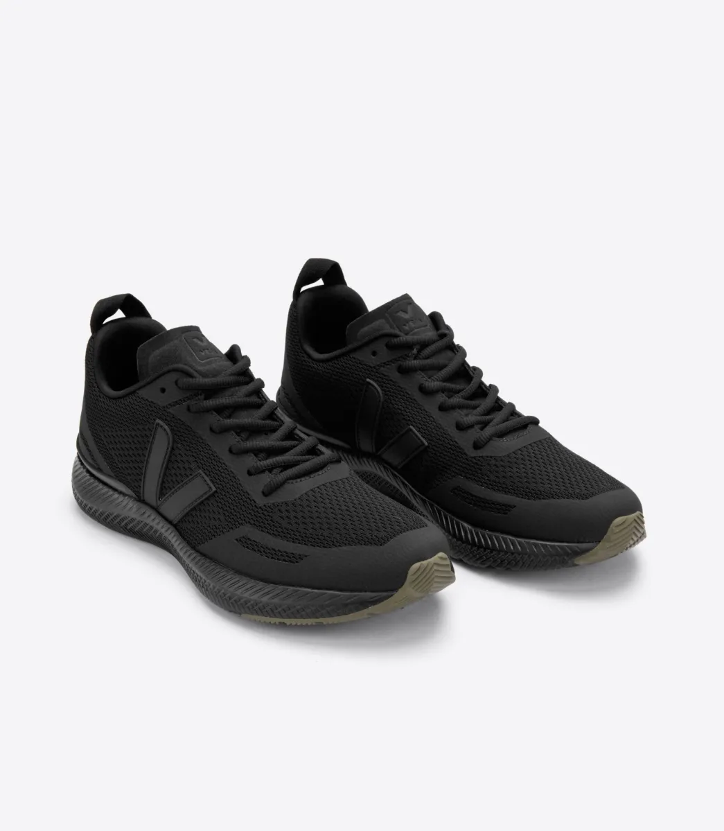 Women VEJA IMPALA ENGINEERED-MESH FULL BLACK KAKI