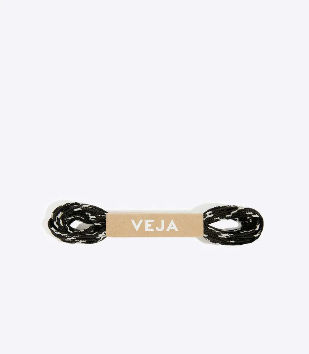 Women VEJA LACES PET BLACK OXFORD GREY