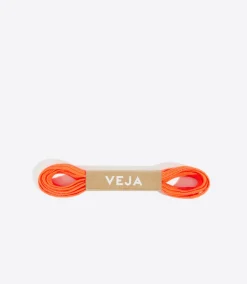 Women VEJA LACES PET ORANGE FLUO