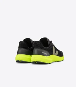 VEJA MARLIN LT V-KNIT BLACK KAKI JAUNE FLUO