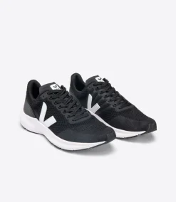 Women VEJA MARLIN V-KNIT BLACK WHITE