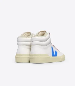 Women VEJA MINOTAUR FURED LEATHER WHITE EGEE